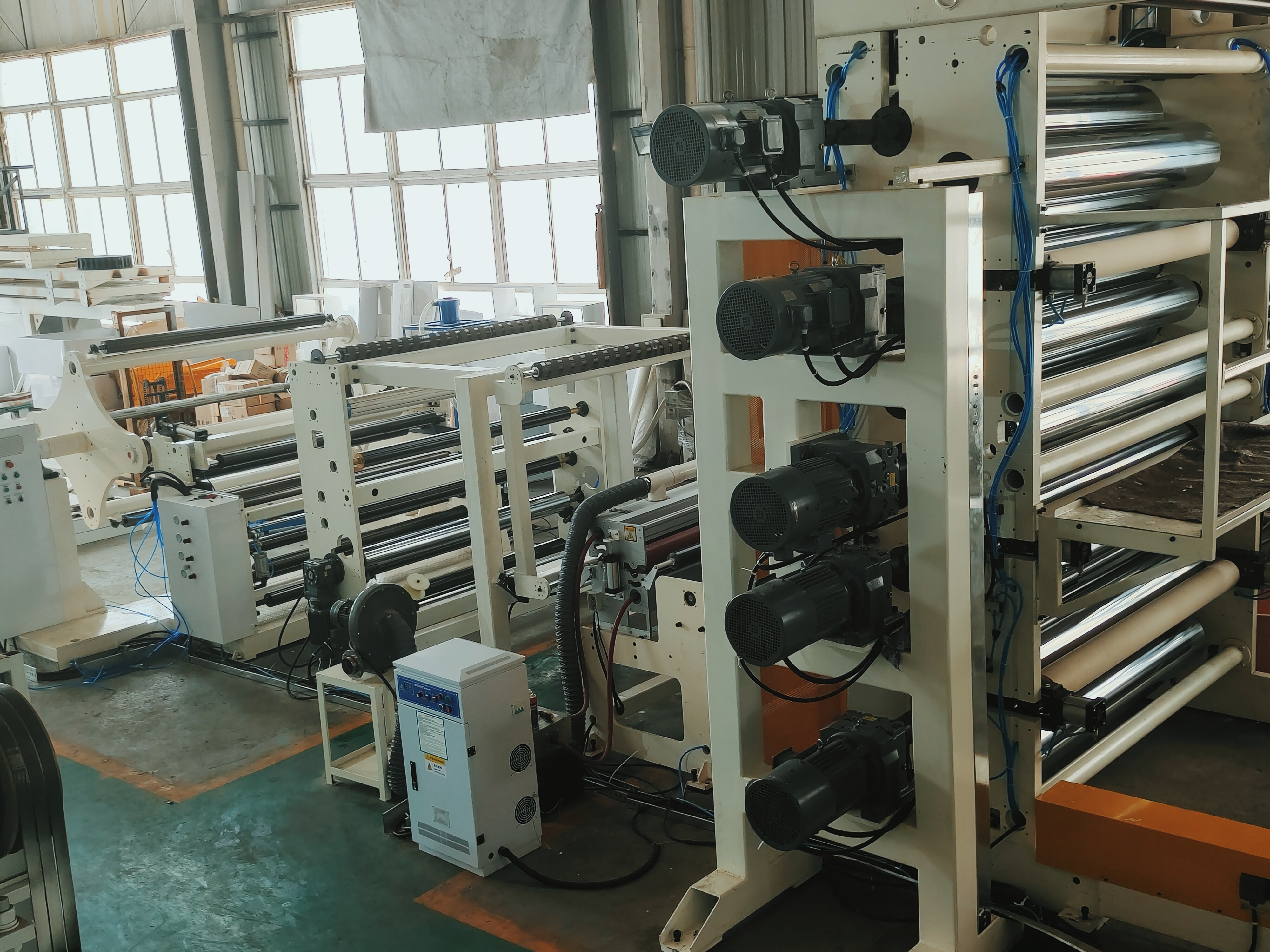 Γραμμή παραγωγής Pe Cpp Tpu Pvc Casting Machine