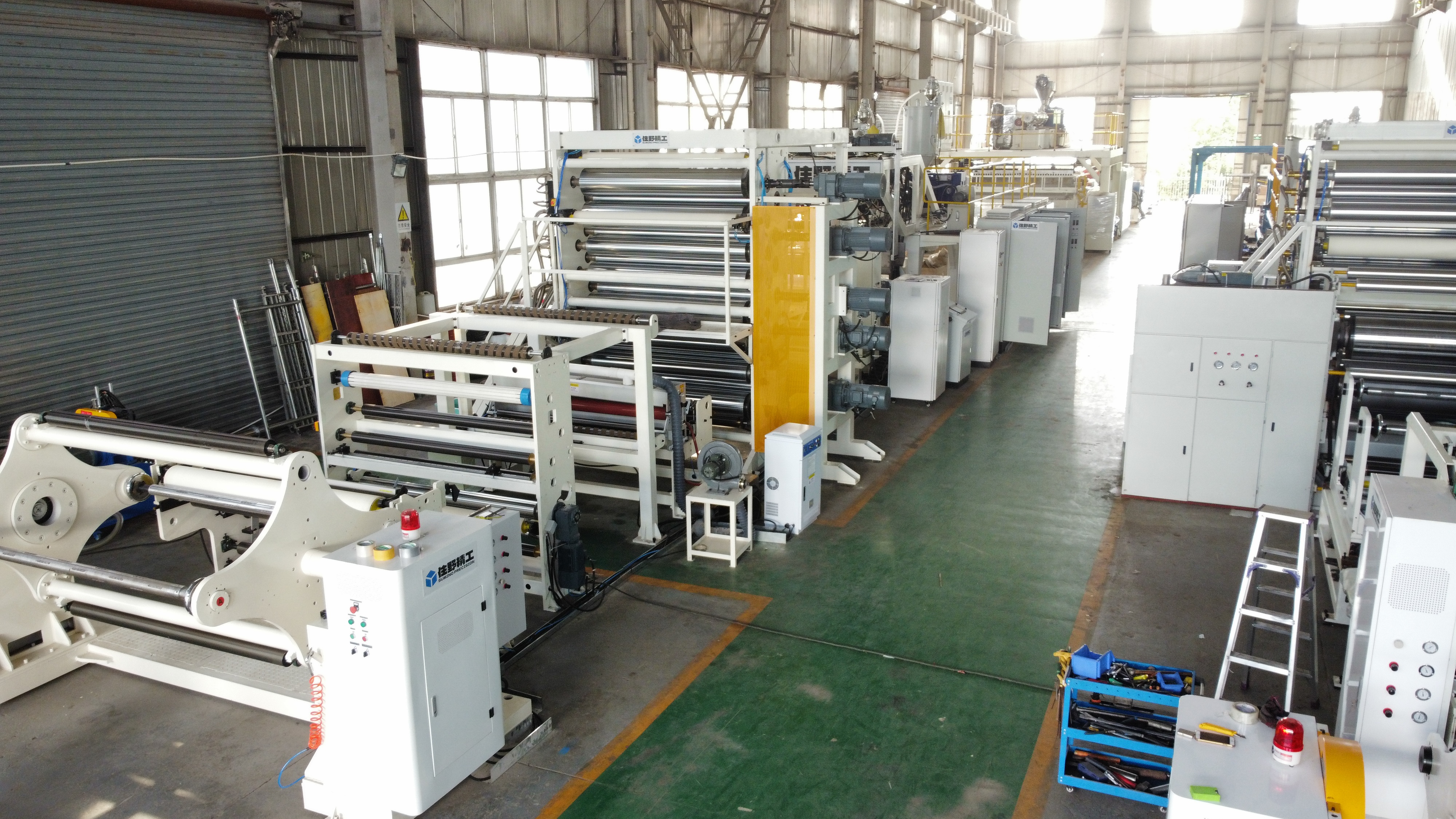 Γραμμή παραγωγής Pe Cpp Tpu Pvc Casting Machine